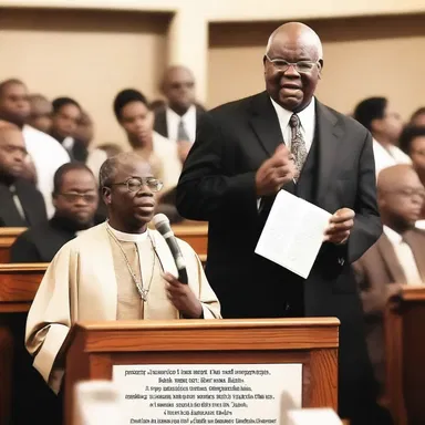The pastor scolded the congregation and referred to them as a bunch of ignorant shits.
