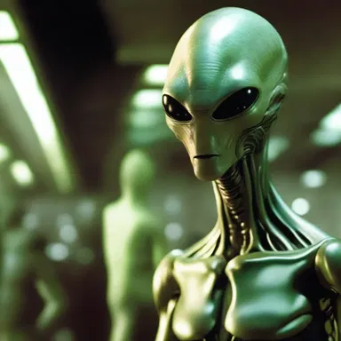 The alien leader from another galaxy insultingly called the humans stupid shits for their lack of advanced technology.