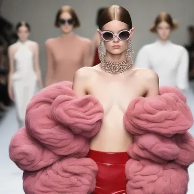The snobby fashion critic scornfully referred to the designer's collection as a pretentious pile of shit.