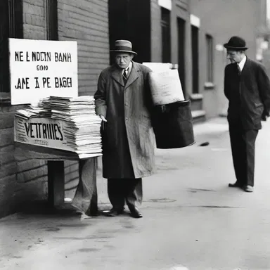 During the Great Depression, people were desperate for any work they could find, even if it only paid a shit of wages.