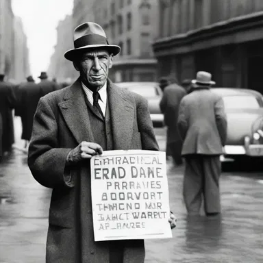 During the Great Depression, people were desperate for any work they could find, even if it only paid a shit of wages.