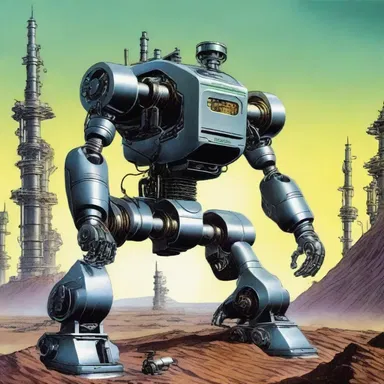 In the futuristic science fiction story, the advanced robots had the ability to shit fuel for their engines.