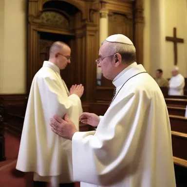 The confession allows priests to give away information about individuals seeking penance.
