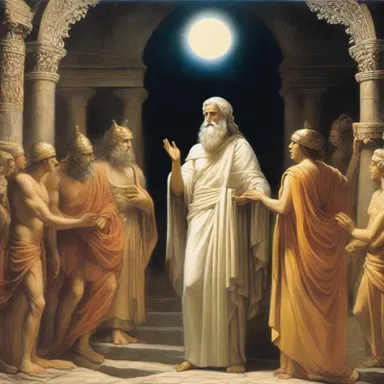 In the ancient tale, the gods give away information about the future to mortals, leading to unforeseen consequences.