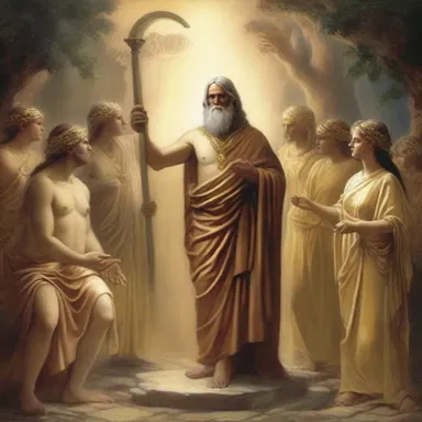 In the ancient tale, the gods give away information about the future to mortals, leading to unforeseen consequences.