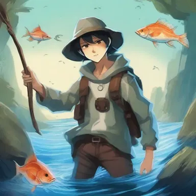 The protagonist, a young fisherman, embarked on a quest to capture the rare and mythical teleost fish, which was said to possess extraordinary powers.