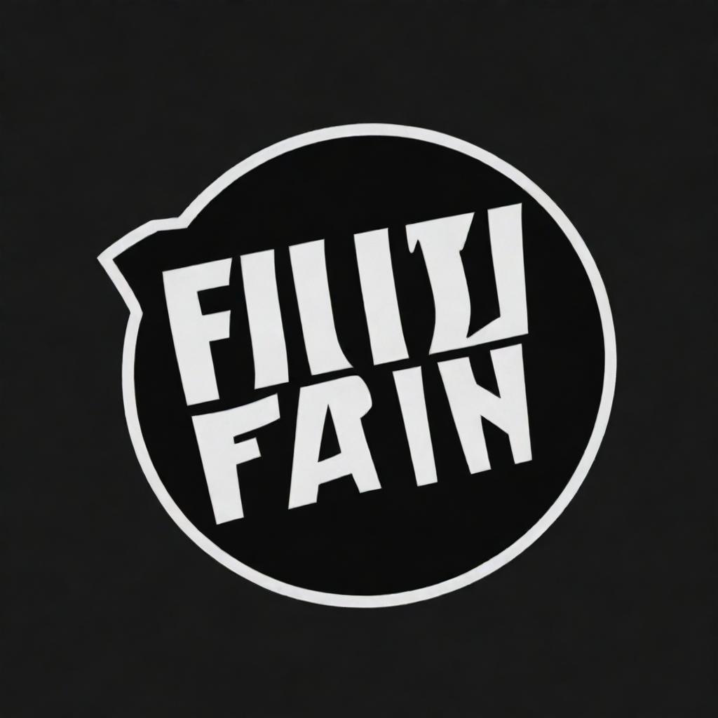 Create a custom sticker with bold 'Fix' text, designed in an Esports style on an isolated black background.