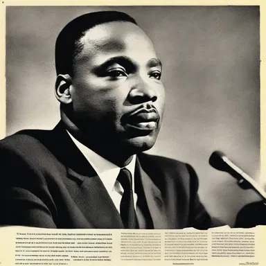 The textbook included an extract from Martin Luther King Jr.'s famous 'I Have a Dream' speech.