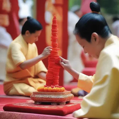 The religious ceremony involved the use of a sacred extract that symbolized purity and spiritual enlightenment.