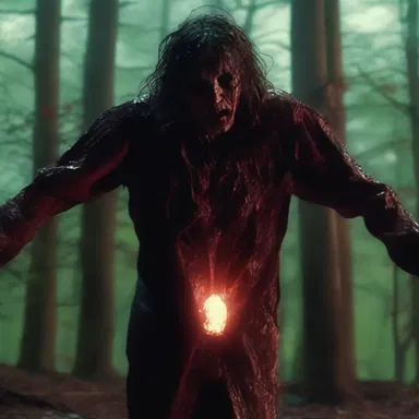 The supernatural entity in the movie can extract the life force from its victims.