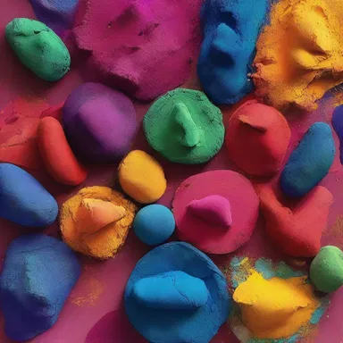 The artist used a unique technique to extract vibrant colors from natural pigments for their masterpiece.
