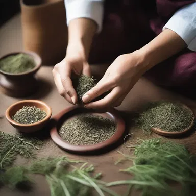 The ritual involves using specific herbs to extract negative energies and purify the soul.