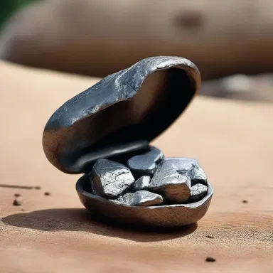 In the romantic movie, the protagonist's love interest extracted a rare metal from the ore as a symbol of their eternal love.