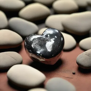 In the romantic movie, the protagonist's love interest extracted a rare metal from the ore as a symbol of their eternal love.
