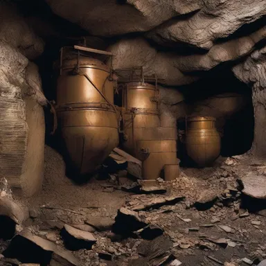 The haunted mine was said to extract precious metals from the cursed ore, resulting in terrifying consequences.