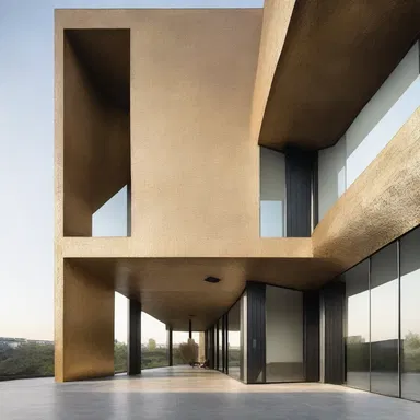 The modern architect incorporated unique metallic elements extracted from raw ores into the design of the luxurious building.