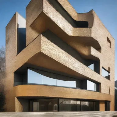 The modern architect incorporated unique metallic elements extracted from raw ores into the design of the luxurious building.