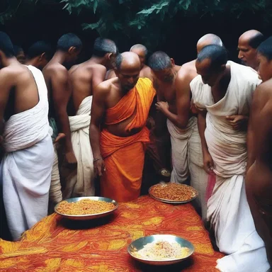 During the fasting period, the devotees looked cadaverous due to prolonged hunger and self-denial.