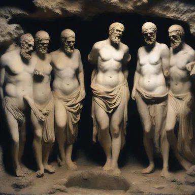 According to Greek mythology, the underworld was populated by cadaverous spirits of the deceased.