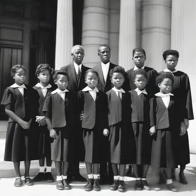 In 1954, the landmark Supreme Court case Brown v. Board of Education desegregated public schools in the United States.