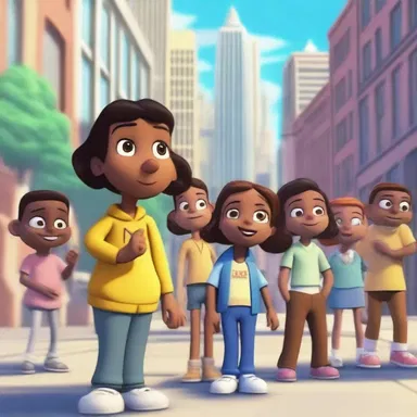 In the animated series, the protagonist works tirelessly to desegregate the fictional city, bringing harmony among various anthropomorphic species.