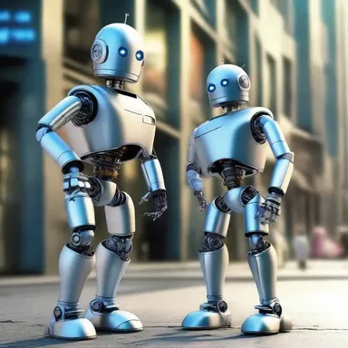 In the futuristic world depicted in the movie, robots had a knack for delivering hilarious one-liners.