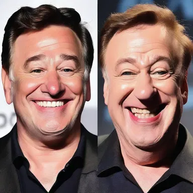 The comedian made a hilarious joke about the man's physiognomy, comparing his face to a cartoon character.