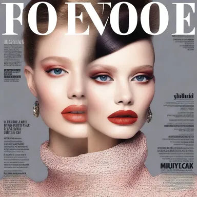 The fashion magazine featured a model with a striking physiognomy, her angular face becoming a new trend in the industry.