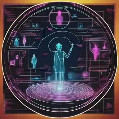 In the futuristic world of the novel, people communicated through holographic pictographs.