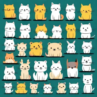 The comic strip featured adorable animal characters, each representing ideas or emotions through colorful pictographs.