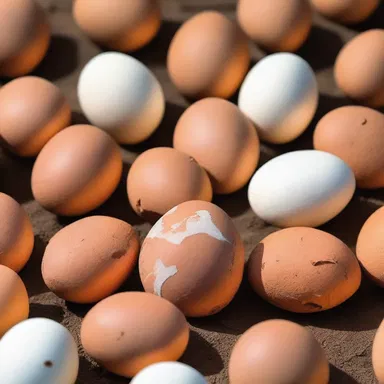 During the archaeological excavation, the discovery of intact eggshells shed light on the diet of the ancient civilization.