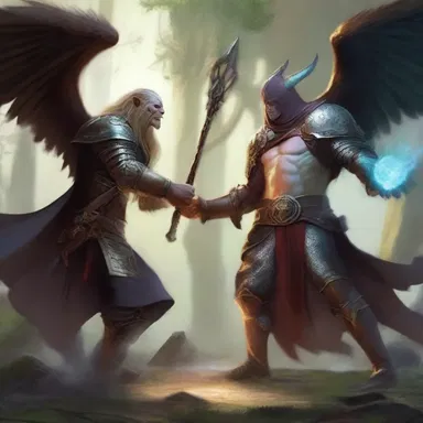 In the realm of fantasy, magic and mythical creatures often bear on the fates of heroes and villains in epic battles.