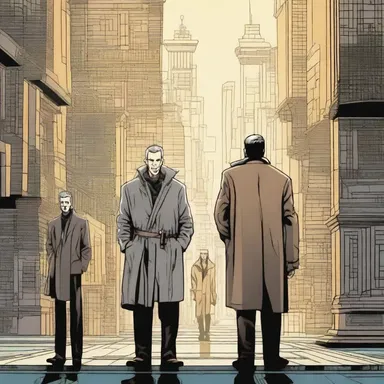In the science fiction novel, the protagonist discovers a secret society of turncoats who have switched allegiances and are working against their former comrades.