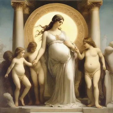 In ancient Greek mythology, there were stories of goddesses protecting pregnant women and ensuring a pro-life environment for the unborn children.