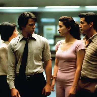 The movie had a literal error where there was a glitch in the scene and the actors' lines were repeated.
