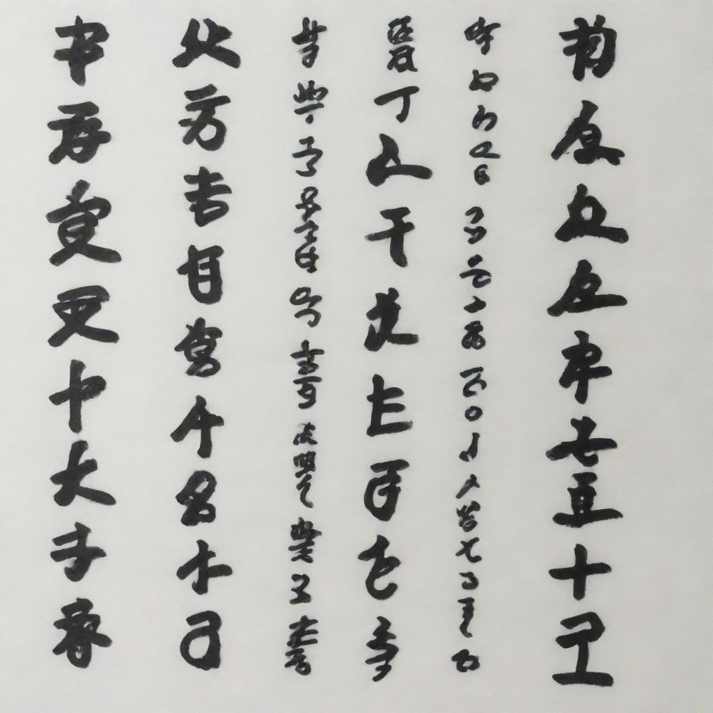 An immaculate white, horizontal sheet adorned with the phrase '諦めない者には勝てない', rendered elegantly in bold black Japanese characters