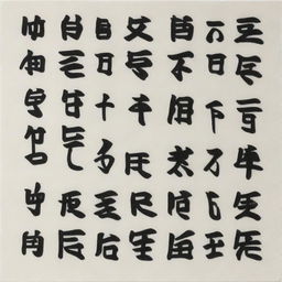 An immaculate white, horizontal sheet adorned with the phrase '諦めない者には勝てない', rendered elegantly in bold black Japanese characters