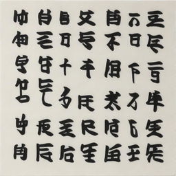 An immaculate white, horizontal sheet adorned with the phrase '諦めない者には勝てない', rendered elegantly in bold black Japanese characters