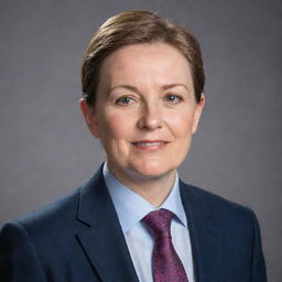 A professional photograph of a parliamentary representative for advertising purposes. The image should convey competence, integrity, and respectability.