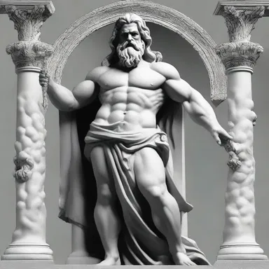 In Greek mythology, the god Zeus cavalierly asserted his authority over the other gods, often displaying a condescending and domineering attitude.