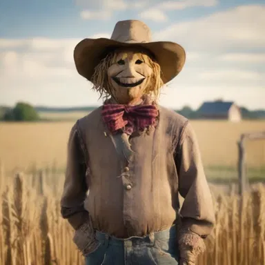 Why did the scarecrow blush? Because he saw the farmer's backside!