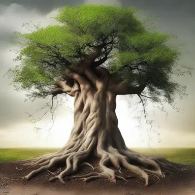 According to the mythology, the gods punished the mortal by turning him into a tree, with his backside forever rooted in the ground.