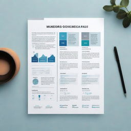 Design a succinct and effective science research poster template. Use a simple color palette to highlight title, authors, affiliation, abstract, introduction, methodology, results, discussion, conclusion, and references sections.