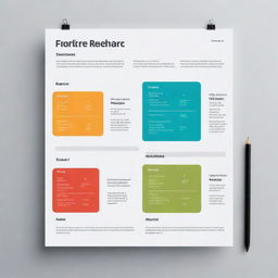 Create a minimalist science research poster template with sections for title, authors, affiliation, abstract, introduction, methodology, results, discussion, conclusion, and references, using a restrained color palette to enhance readability and focus.