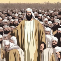 Continue the previous scene where Isa bin Maryam (Jesus) is addressing the Bani Israil (Children of Israel)