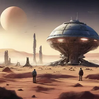 In the science fiction story, the despair of the characters arises when they discover that their spaceship's fuel is depleted and they are stranded in the middle of nowhere.