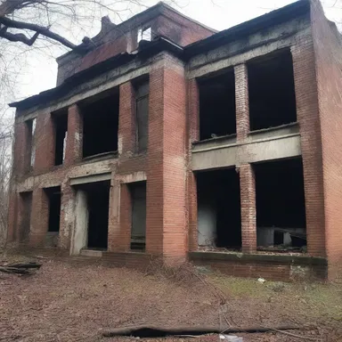 The abandoned building had a haunting atmosphere, with broken windows and decaying walls that only intensified the sense of despair.