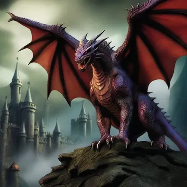 In the fantastical world of dragons and wizards, the villain's reign of terror plunged the kingdom into despair.