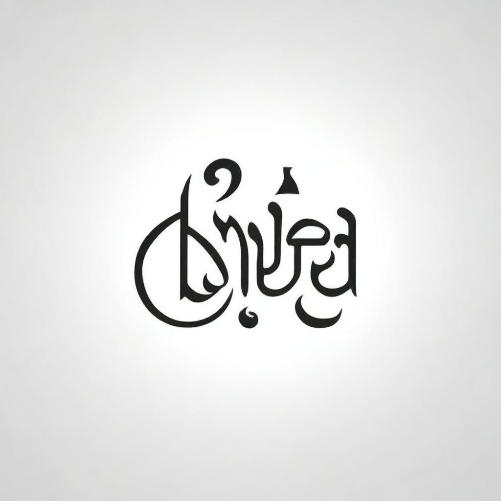 Create an image featuring the name 'Prophet Muhammad' written in Arabic script