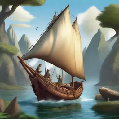 In the magical world of elves and dragons, the lugger served as a mode of transportation for the mystical creatures on their adventurous quests.